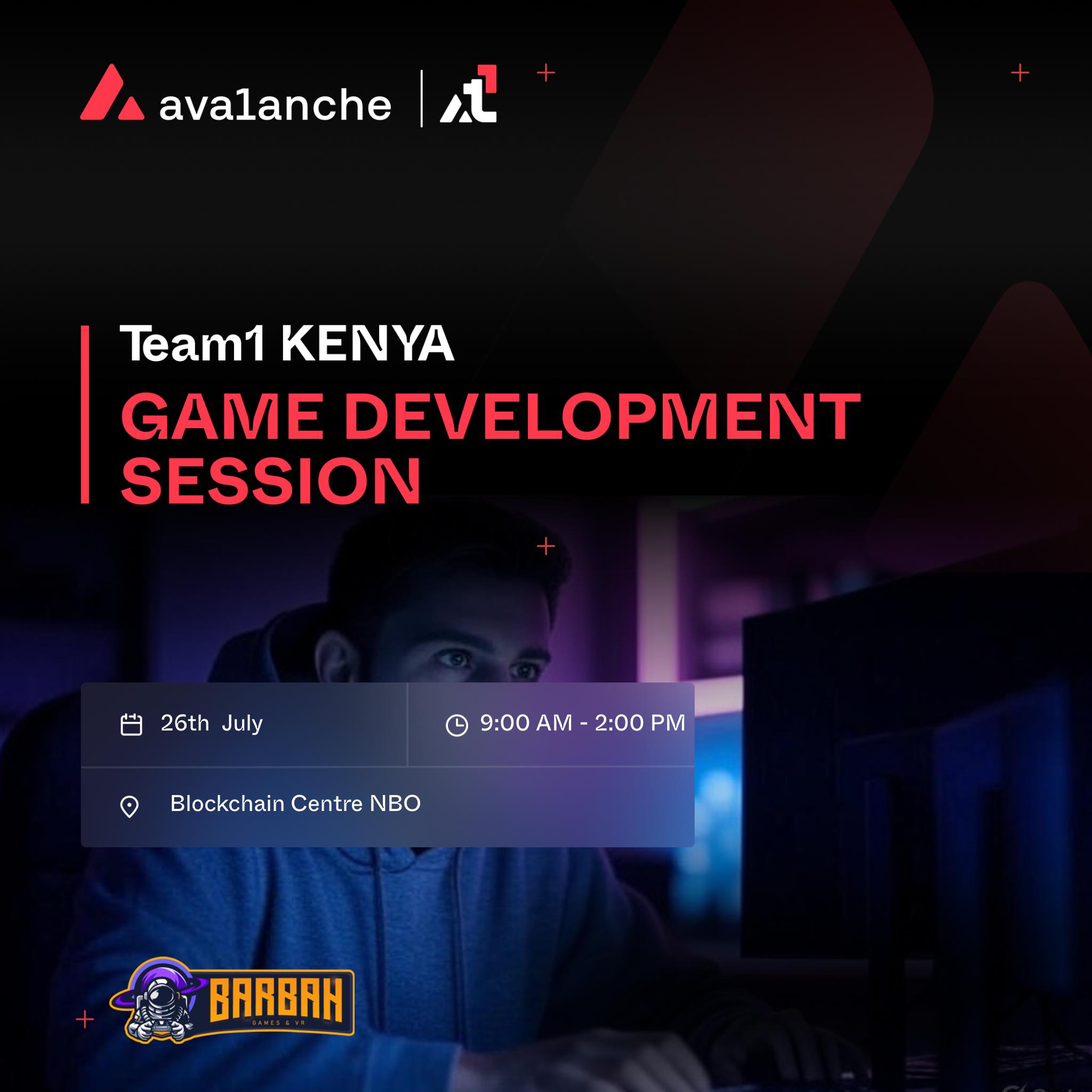 Avalanche Team1 Kenya: Game Development Session