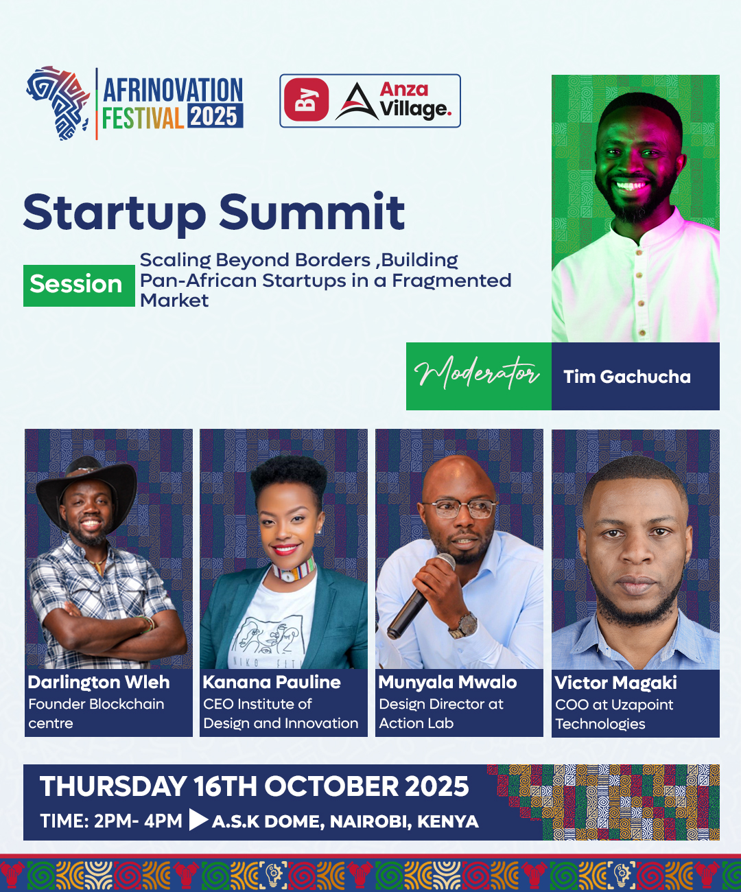 Afrinovation Festival 2025 - Startup Summit Session