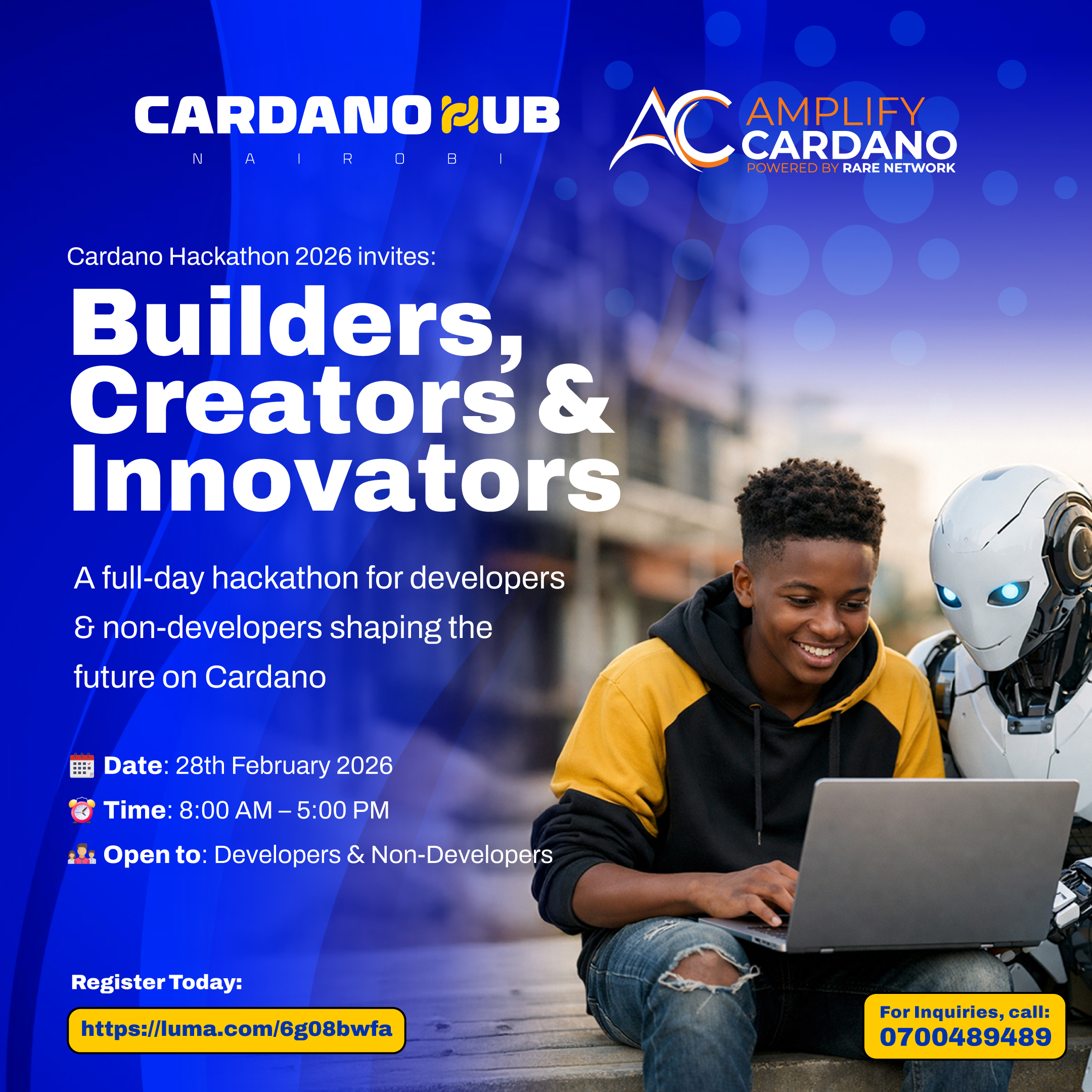 Cardano Hackathon: Builders,Creators & Innovators