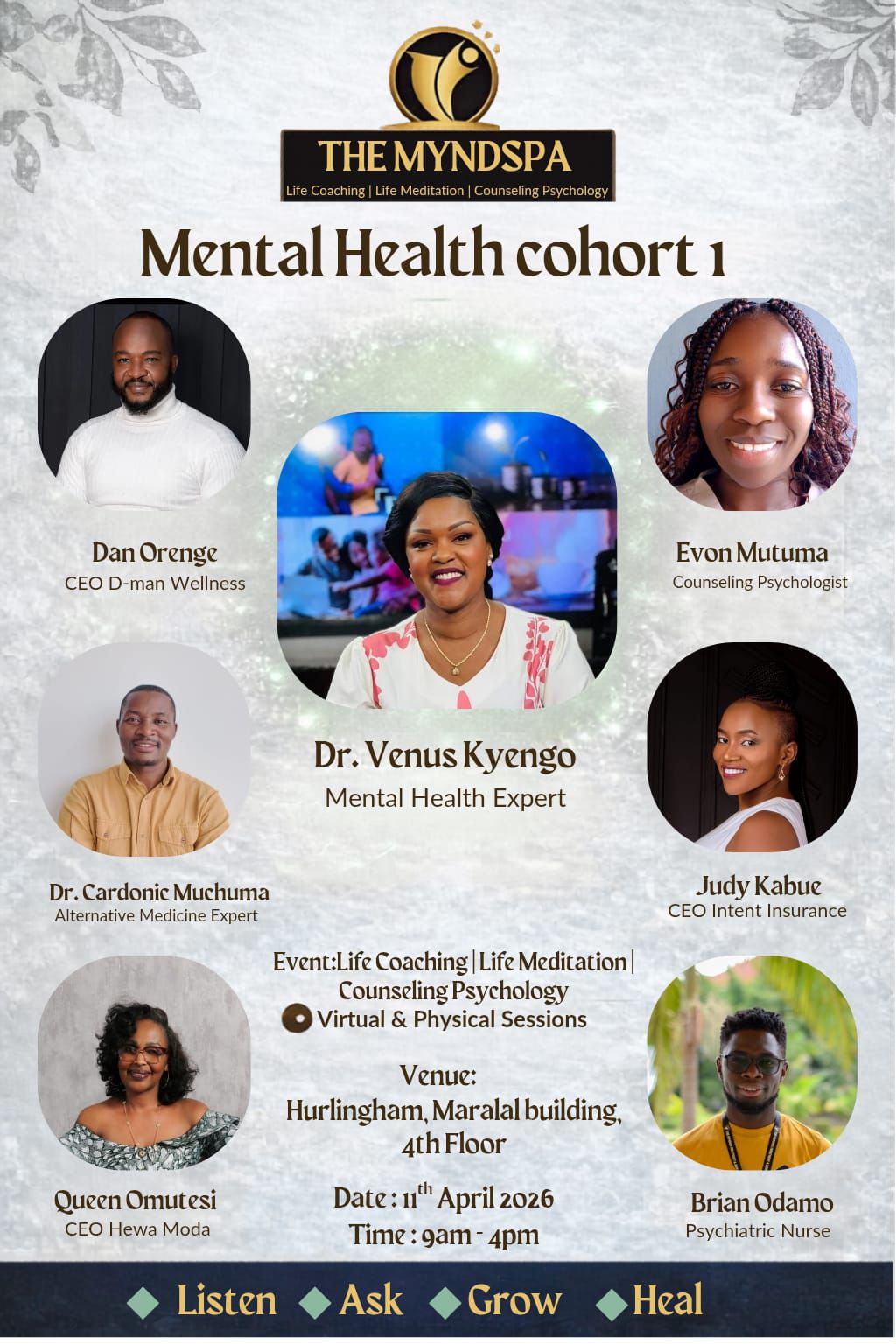 THE MYNDSPA - Mental Health Cohort 1