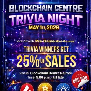 Blockchain centre kilimani trivia night poster